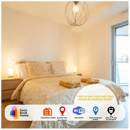 Apartamento Super Near Basel Parking Privé Alcazar Saint-Louis (Haut-Rhin)